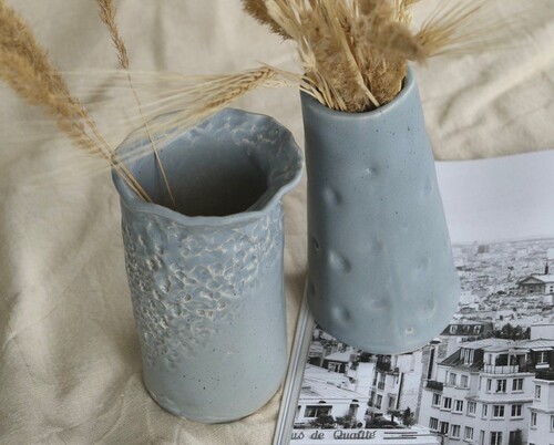 Ручная ваза (лепка) фото 5